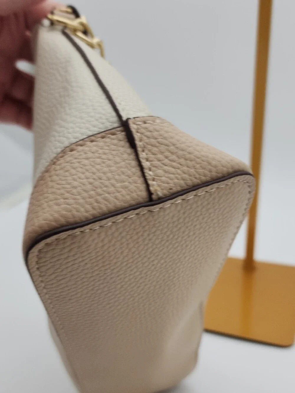Nanette Lepore Cream and Beige Crossbody Bag